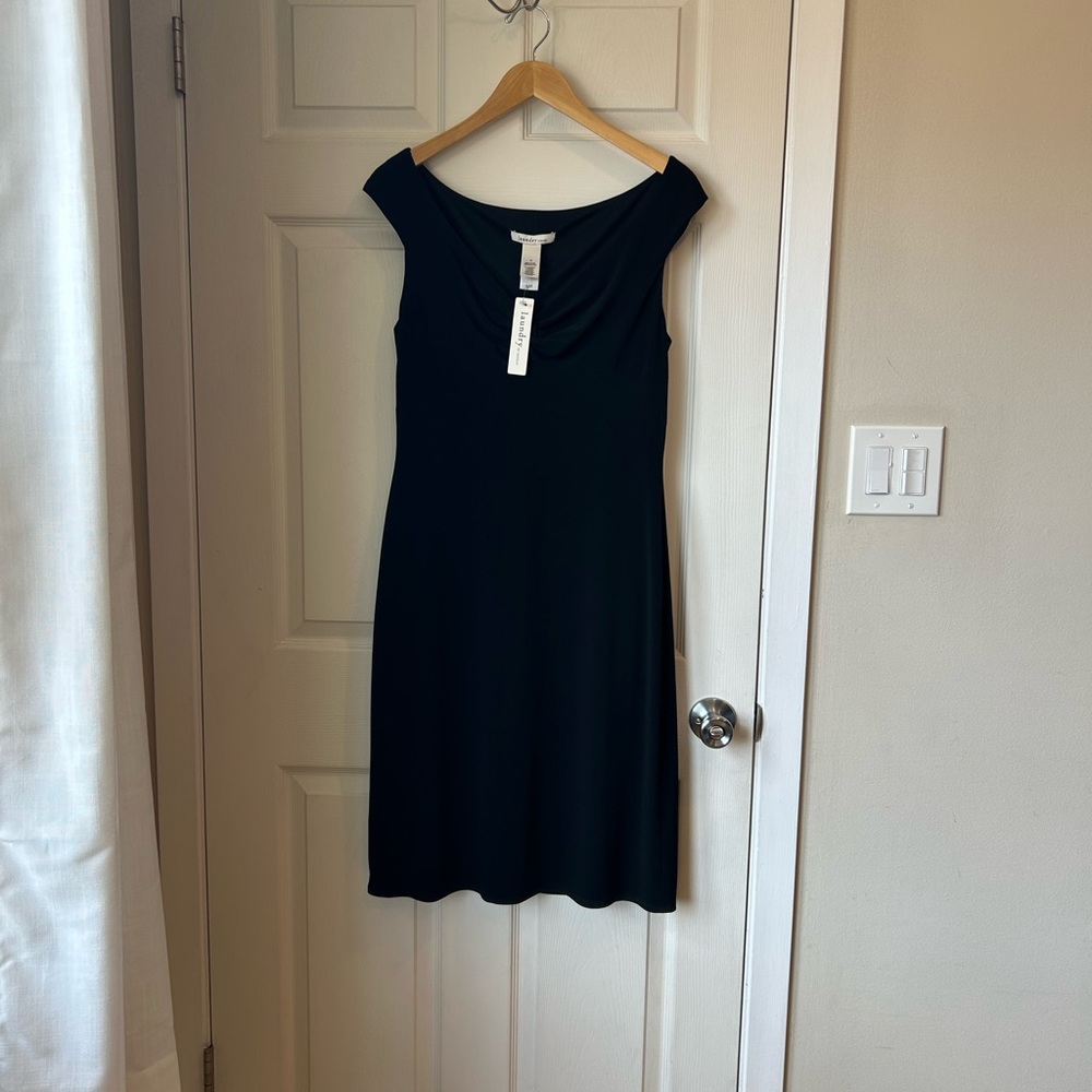 Laundry Black Off-Shoulder Dress